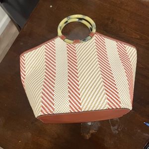 Stella & Dot Woven Tote Bag